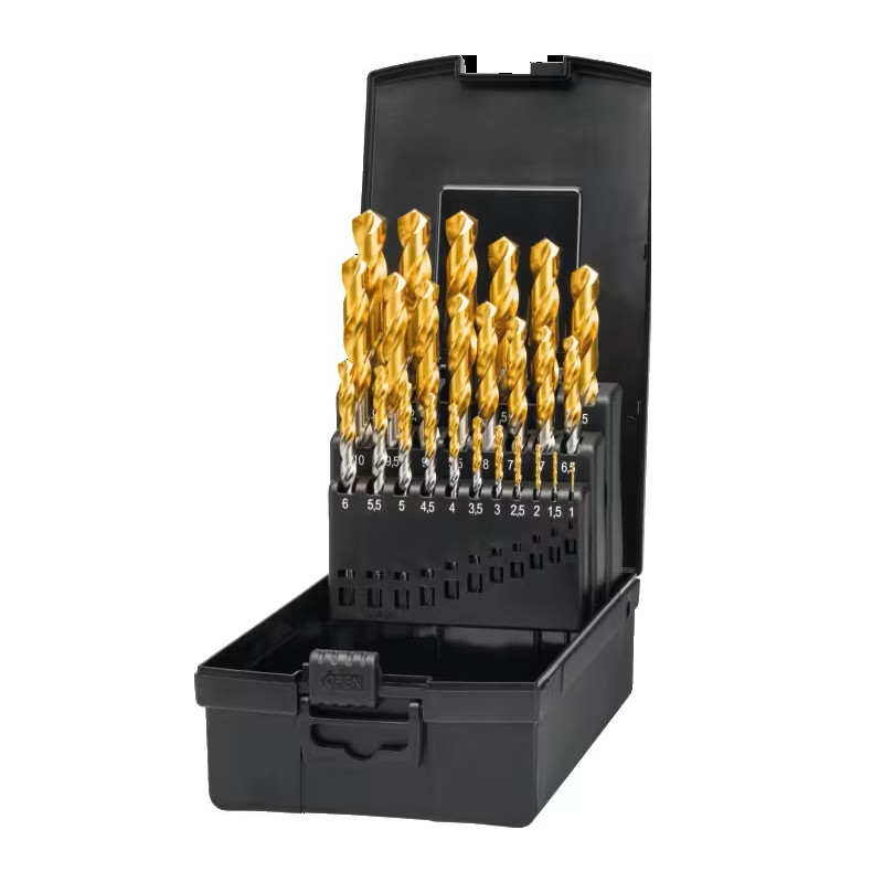 COFFRET DE FORET HSS REVETEMENT TIN A 3 TROIS MEPLATS Ø 0.5 A 13 MM