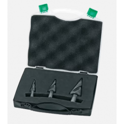 JEU DE FORET A ETAGE HSS GOUJURE HELICOIDALE Ø4 A 12 / Ø4 A 20 / Ø6 A 30 JEU DE FORET A ETAGE HSS GOUJURE HELICOIDALE Ø4 A 12 / Ø4 A 20 / Ø6 A 30