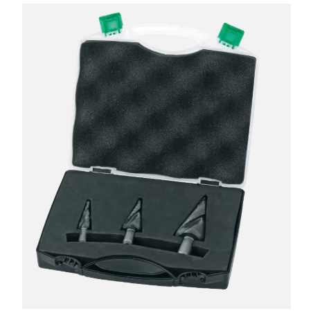 JEU DE FORET A ETAGE HSS GOUJURE HELICOIDALE Ø4 A 12 / Ø4 A 20 / Ø6 A 30
