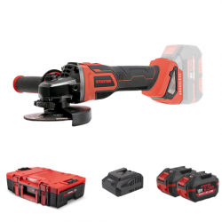 Meuleuse 18 V diamètre 125 + 2 batteries
