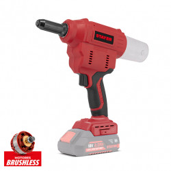 RIVETEUSE RG 6.4 L20 4-6,4 L2022 + 2 BATTERIES 18V 2.0Ah + CHARGEUR + SAC DE TRANSPORT