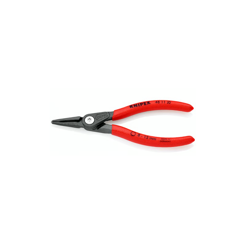 PINCE POUR CIRCLIPS INTERIEUR BEC DROIT Ø8 A 13