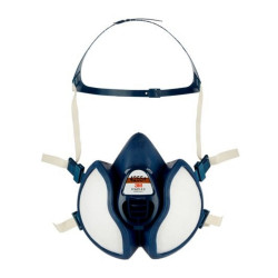 DEMI MASQUE SANAS MAINTENANCE 3M FILTRE A1P2R PHYTO D 4251 +