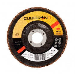 DISQUE À LAMELLES BOMBÉ 3M CUBITRON II CERAMIQUE 967A