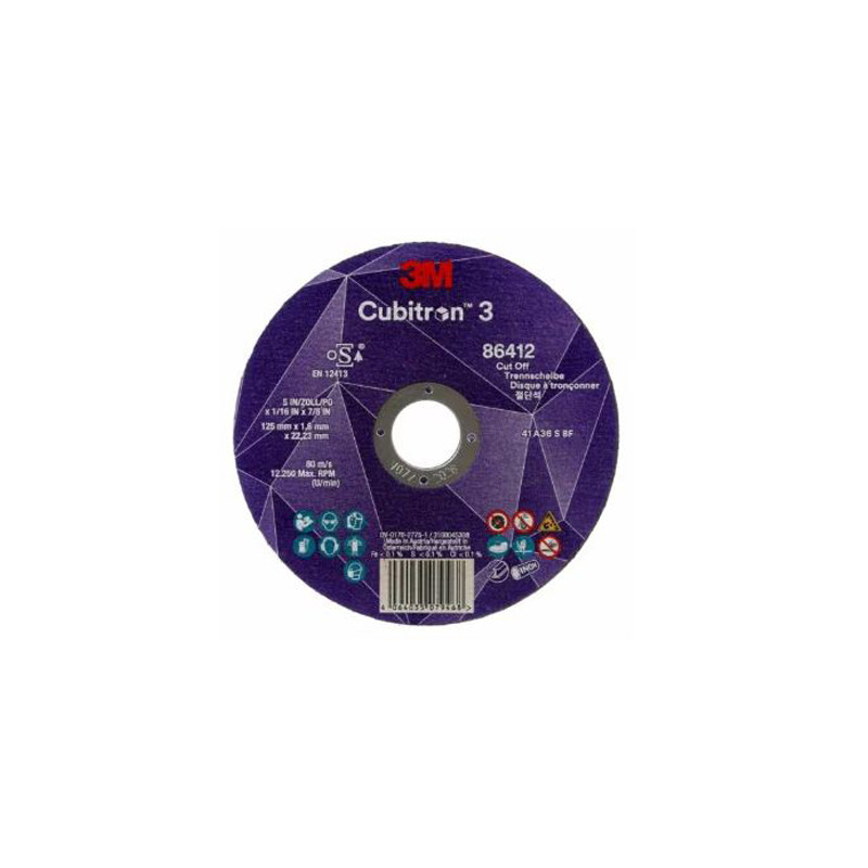 DISQUE À TRONÇONNER - CUBITRON III 3M CERAMIQUE - 22,23 mm
