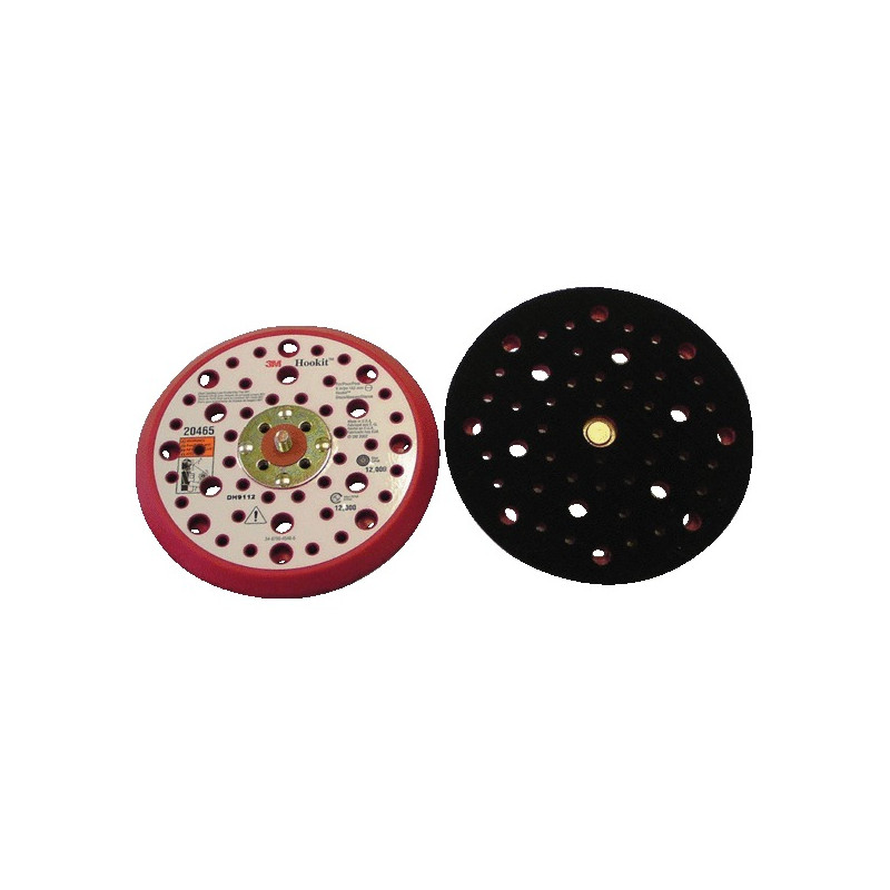 PLATEAU POUR DISQUE VELCRO HOOKIT AUTO-AGRIPPANT 150MM MULTITROUS - 3M ABRASIFS - P20465
