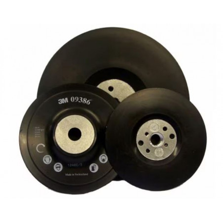 PLATEAU SOUPLE POUR DISQUE FIBRE D 125 MM - 3M Q09386
