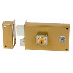 SERRURE EN APPLIQUE MONOPOINT ALPHA BRICARD CYLINDRE ROND