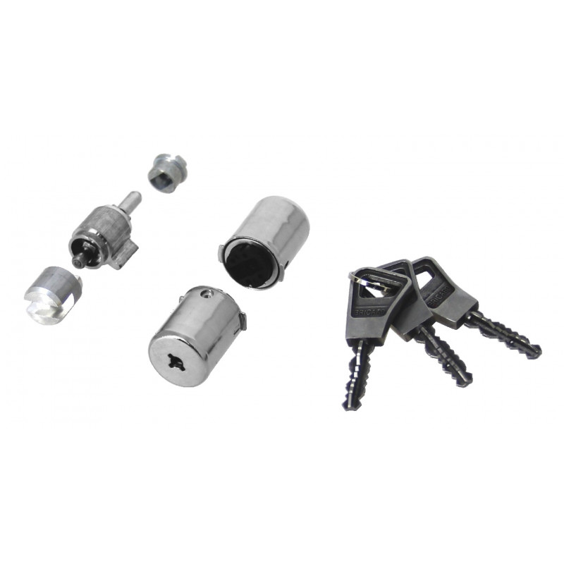 JEU DE CYLINDRES BRICARD SUPERSURETE CHROMÉ