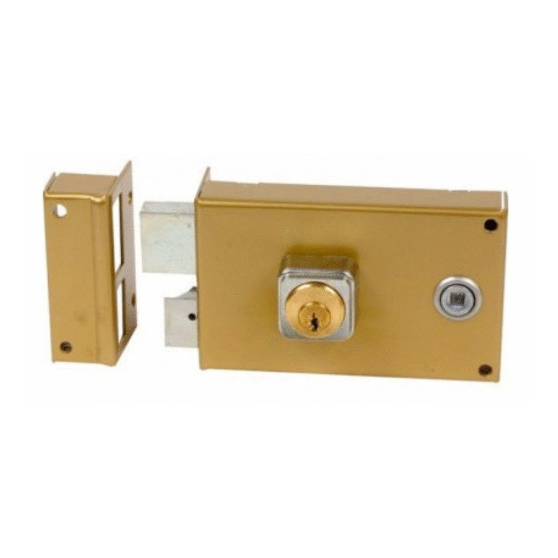 SERRURE EN APPLIQUE MONOPOINT ALPHA BRICARD CYLINDRE ROND