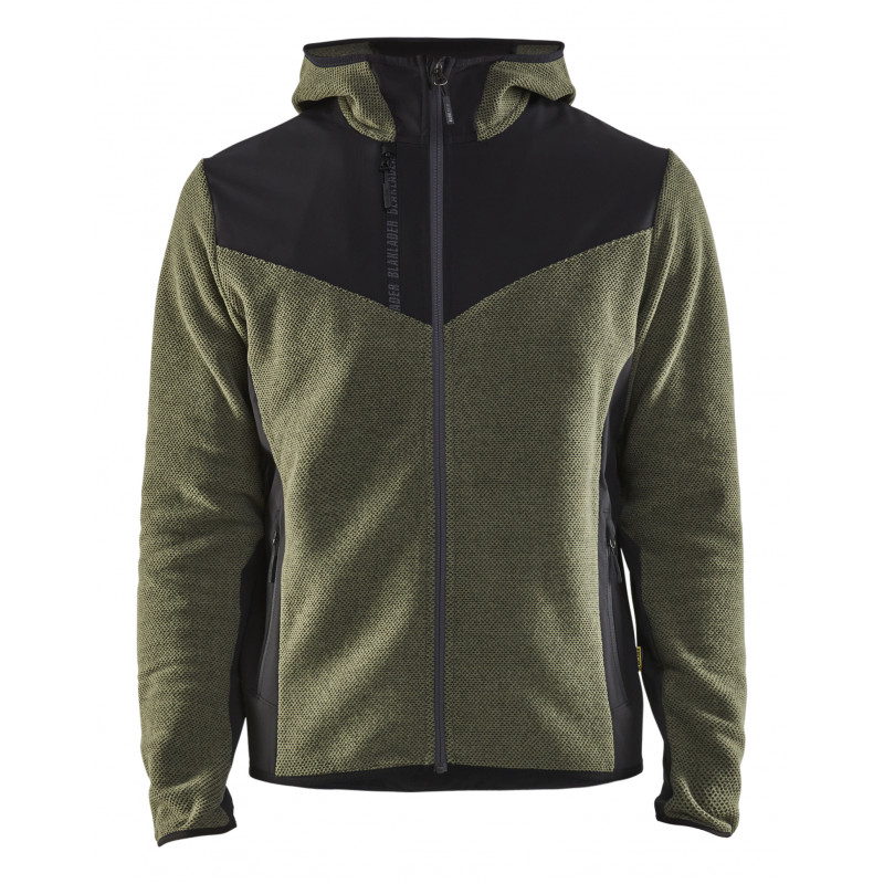 VESTE SOFTSHELL TRICOTÉE BLÅKLÄDER 59402536