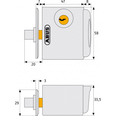 FTS3002W SERRURE DE FENÊTRE FTS 3002