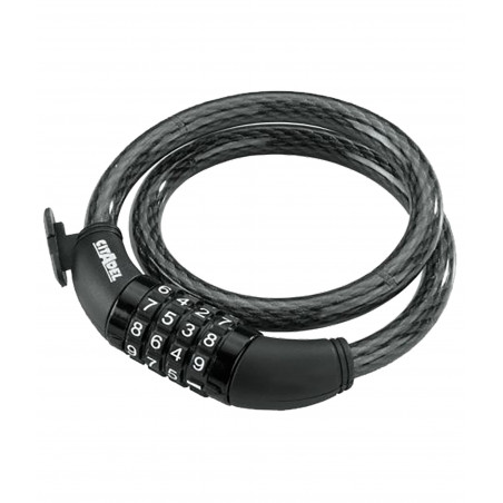 CÂBLE ANTIVOL SPIRAL À CHIFFRE DE LONGUEUR 0,65M DIAMÈTRE 12MM - ABUS - CS 35.65BC HS