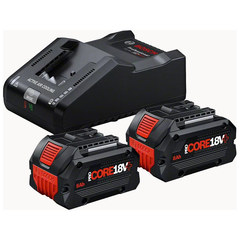 KIT DE DÉMARRAGE PROCORE 18V BOSCH 2 BATTERIES 8AH - CHARGEUR GAL 18V 160