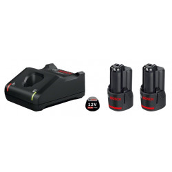 PACK ENERGIE 12V BOSCH 2 BATTERIES 2AH / CHARGEUR GAL 12V-40 PACK ENERGIE 12V BOSCH 2 BATTERIES 2AH / CHARGEUR GAL 12V-40