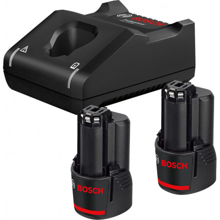PACK ENERGIE 12V BOSCH 2 BATTERIES 3AH / CHARGEUR RAPIDE GAL 12V-40