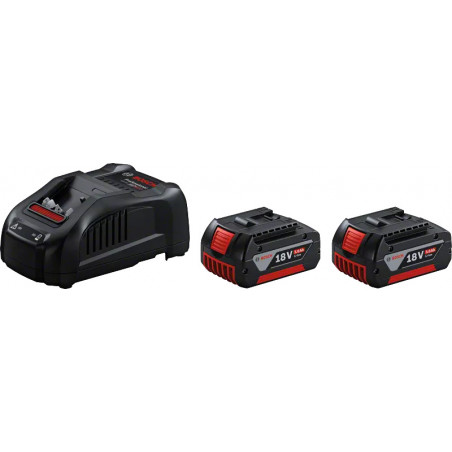 PACK ENERGIE 18V BOSCH 2 BATTERIES 5AH / CHARGEUR RAPIDE GAL 1880 CV
