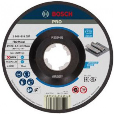 DISQUE EXPERT MÉTAL X-LOCK BOSCH
