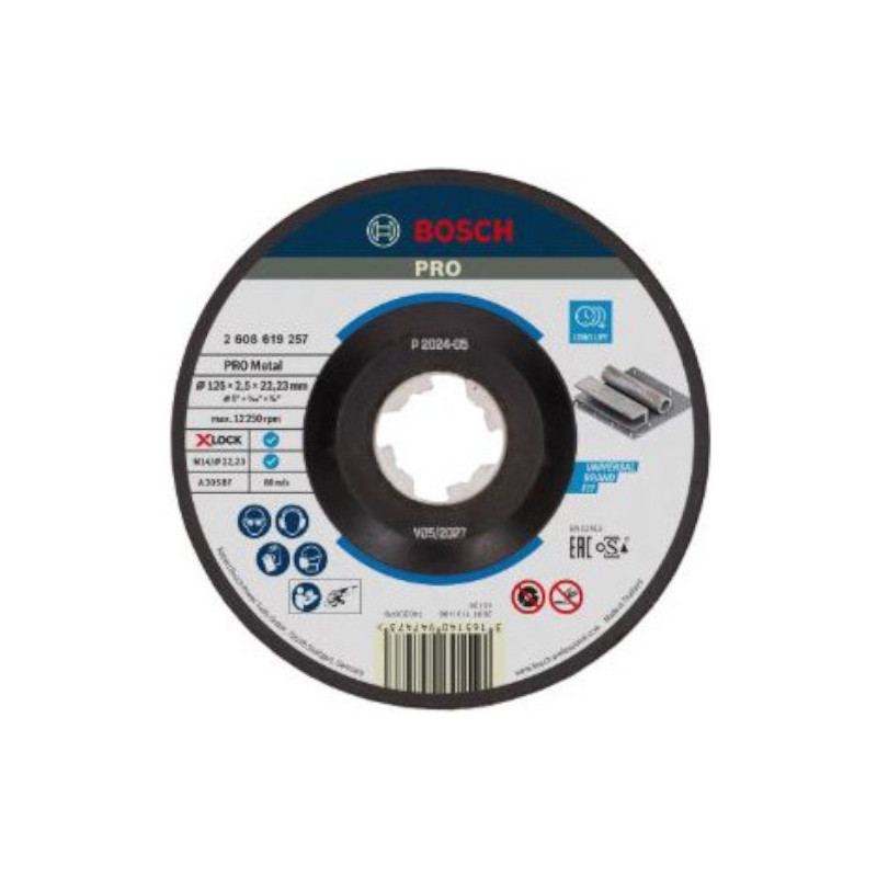 DISQUE EXPERT MÉTAL X-LOCK BOSCH