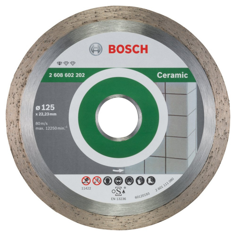 DISQUE DIAMANT BOSCH POUR CÉRAMIQUE - STANDARD 2608602202