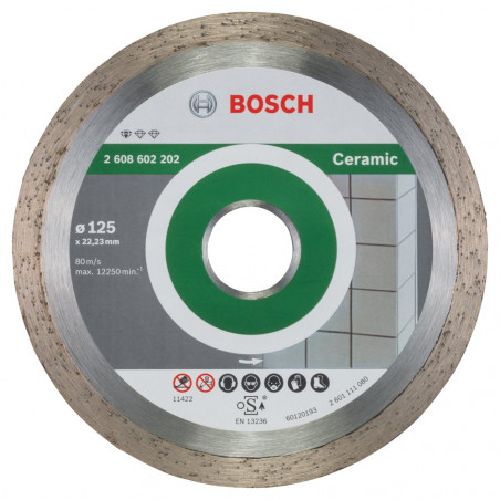 DISQUE DIAMANT BOSCH POUR CÉRAMIQUE - STANDARD 2608602202