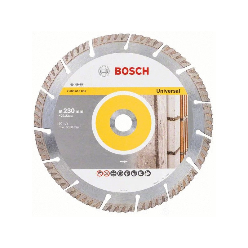 DISQUES DIAMANTÉS UNIVERSELS BOSCH - STANDARD 2608615065