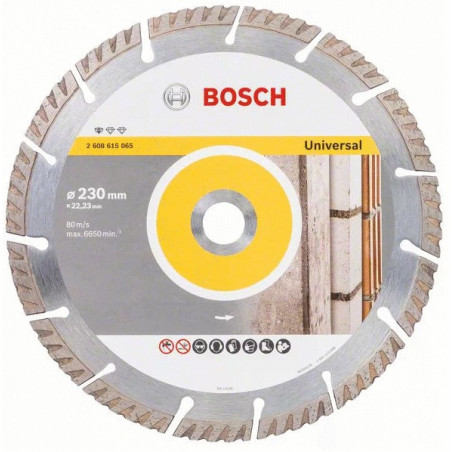 DISQUES DIAMANTÉS UNIVERSELS BOSCH - STANDARD 2608615065