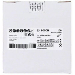 DISQUES ABRASIFS SUR FIBRE BOSCH X-LOCK R780 POUR MÉTAL ET INOX DISQUES ABRASIFS SUR FIBRE BOSCH X-LOCK R780 POUR MÉTAL ET INOX