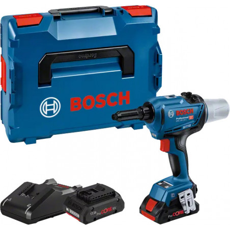 RIVETEUSE 18V BOSCH GRG 18V-16C - 2 BATTERIES 4AH - CHARGEUR RAPIDE - COFFRET L-BOXX