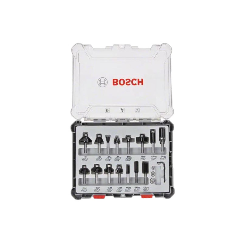ENSEMBLE DE 15 FRAISES MIXTES BOSCH - 2607017472