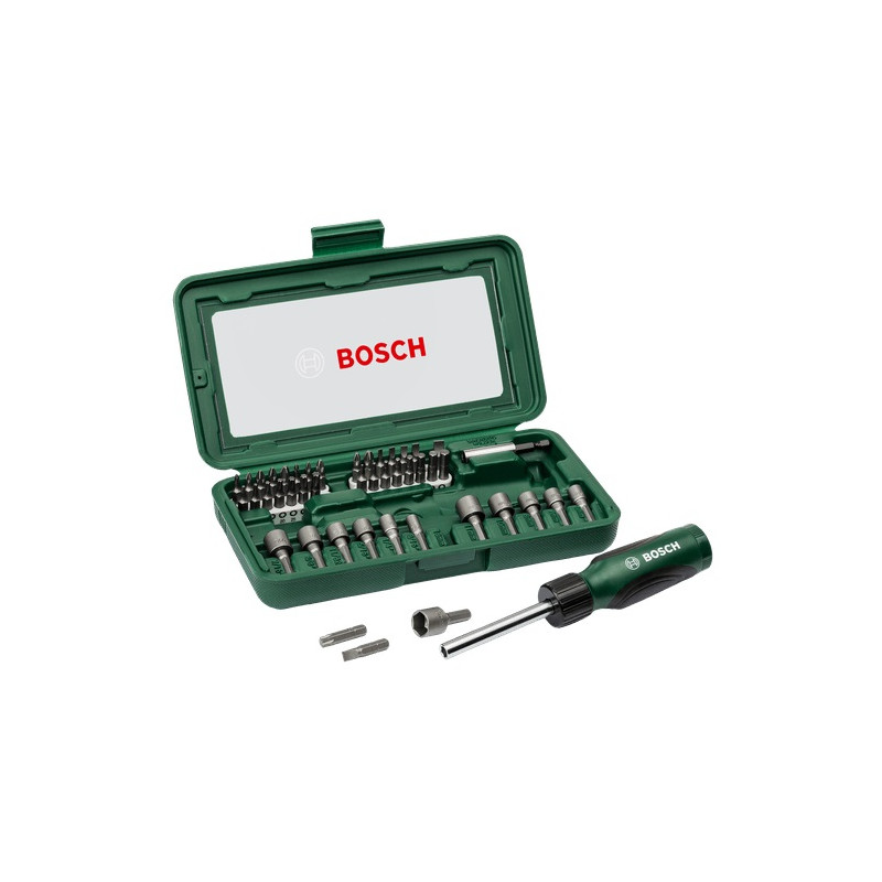 COFFRET DE VISSAGE BOSCH 46 PIÈCES - RÉFÉRENCE 2607019504