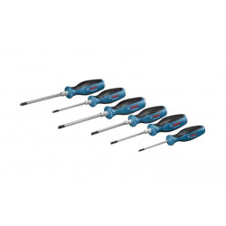 ENSEMBLE DE 6 TOURNEVIS PLATS ET CRUCIFORMES BOSCH PROFESSIONAL ENSEMBLE DE 6 TOURNEVIS PLATS ET CRUCIFORMES BOSCH PROFESSIONAL