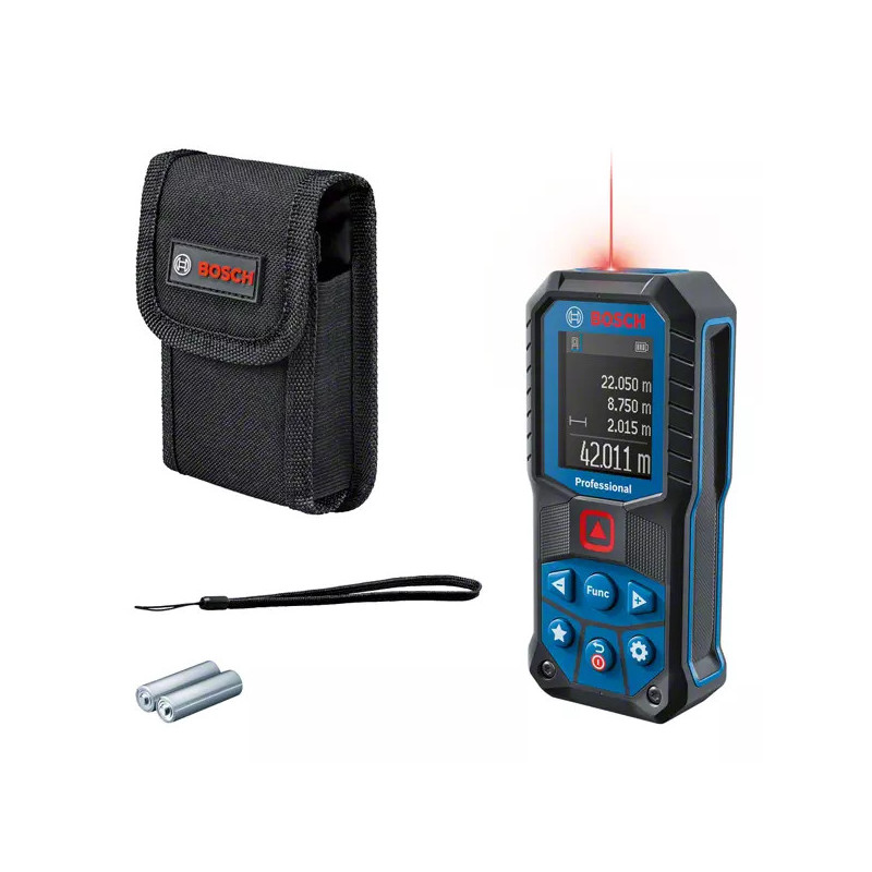 TÉLÉMÈTRE LASER BOSCH GLM 50-22 PROFESSIONAL 2X1,5V