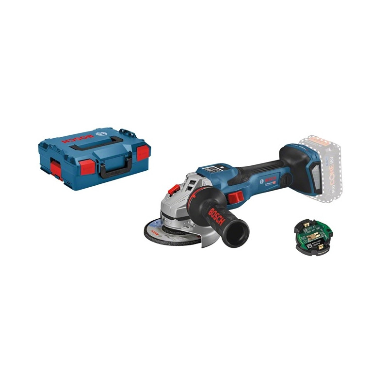 MEULEUSE D'ANGLE BITURBO 18V BOSCH GWS 18V-15 SC - COFFRET L-BOXX (SANS BATTERIE NI CHARGEUR)