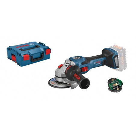 MEULEUSE D'ANGLE BITURBO 18V BOSCH GWS 18V-15 SC - COFFRET L-BOXX (SANS BATTERIE NI CHARGEUR)