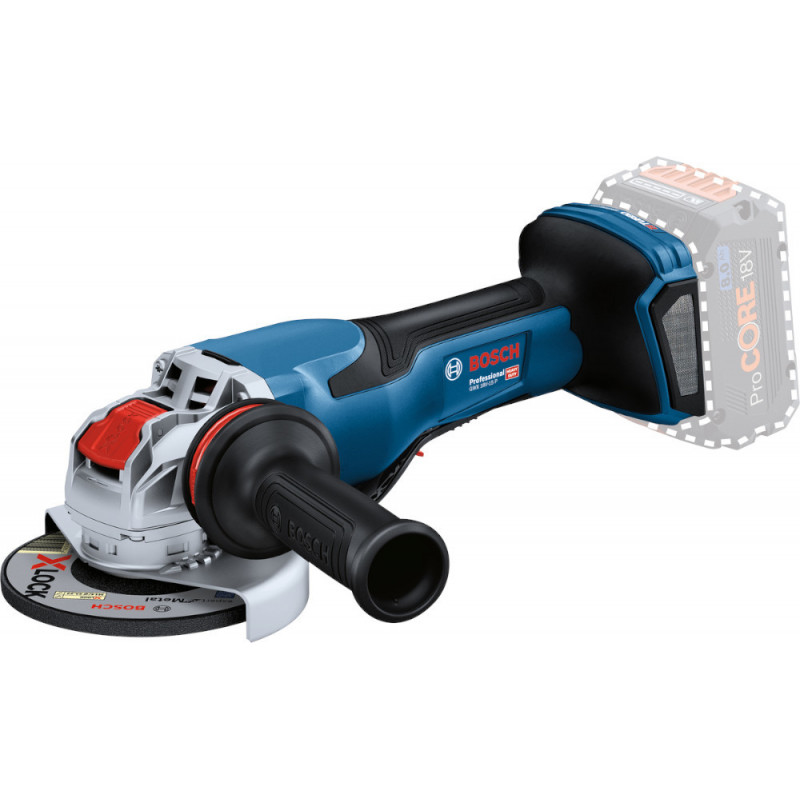 MEULEUSE D'ANGLE X-LOCK 18V BOSCH GWX 18V-15 P - COFFRET L-BOXX (SANS BATTERIE NI CHARGEUR)