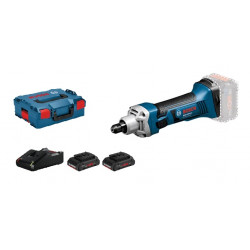 MEULEUSE DROITE 18V BOSCH GGS 18 V-LI - 2 BATTERIES PROCORE 4AH - CHARGEUR - COFFRET L-BOXX MEULEUSE DROITE 18V BOSCH GGS 18 V-LI - 2 BATTERIES PROCORE 4AH - CHARGEUR - COFFRET L-BOXX