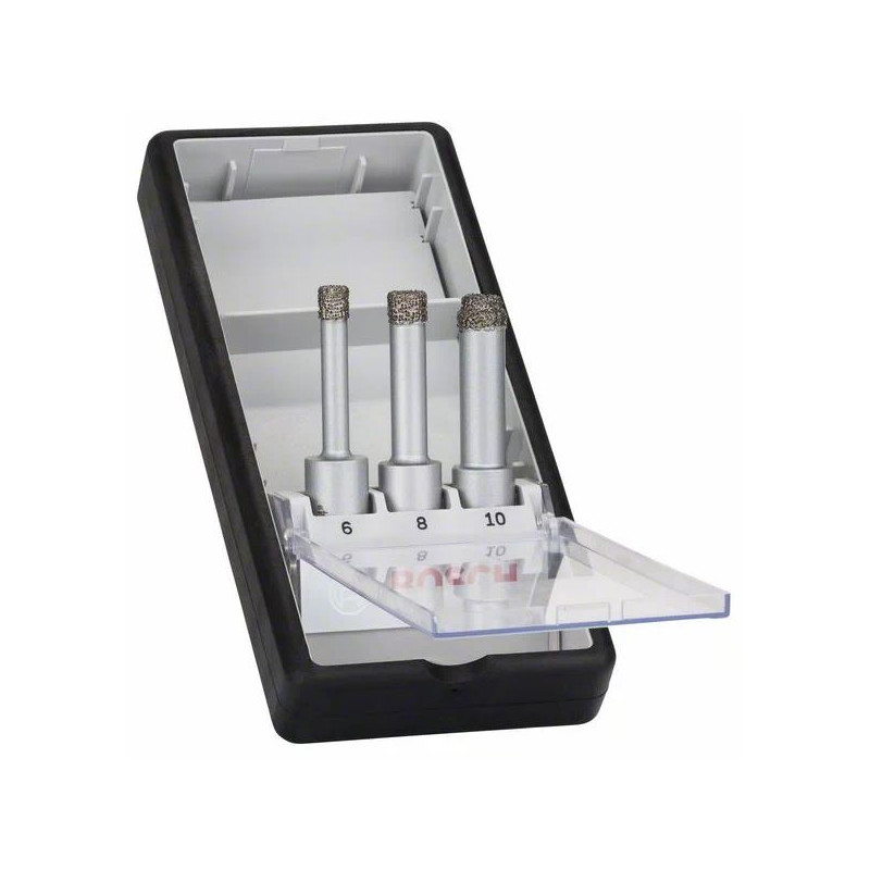 COFFRET 3 FORETS DIAMANTÉS BOSCH EASY DRY ROBUSTE LINE