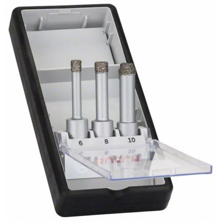 COFFRET 3 FORETS DIAMANTÉS BOSCH EASY DRY ROBUSTE LINE