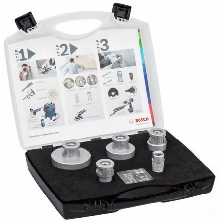 COFFRET DE LAMES DE SCIES TRÉPANS DIAMANTÉES À SEC BOSCH DRY SPEED