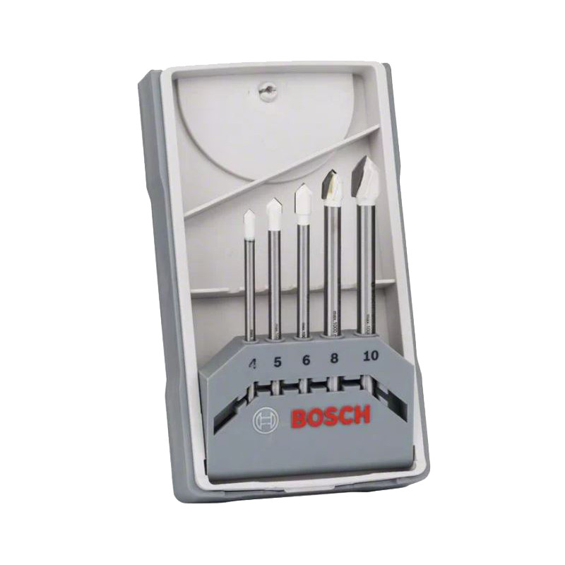 ENSEMBLE DE 5 FORETS POUR CARRELAGE BOSCH CYL-9 CERAMIC