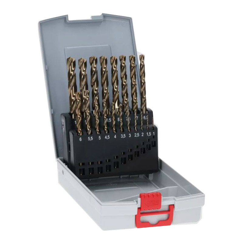 ENSEMBLE DE 6 FORETS À MÉTAUX BOSCH HSS-CO ROBUST LINE