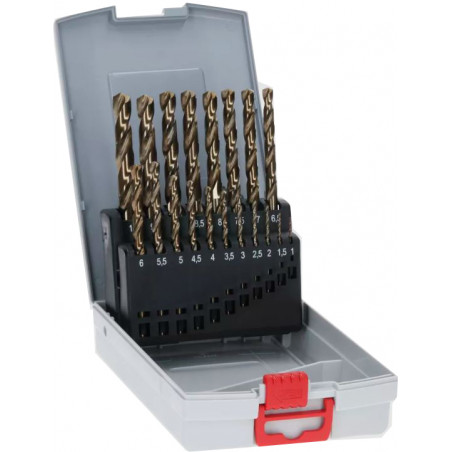 ENSEMBLE DE 6 FORETS À MÉTAUX BOSCH HSS-CO ROBUST LINE