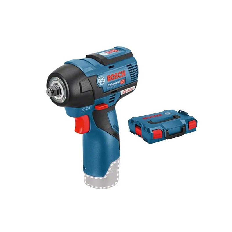 BOULONNEUSE À CHOC 12V BOSCH GDS 12V-115 - COFFRET L-BOXX (SANS BATTERIE NI CHARGEUR)