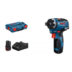 PERCEUSE-VISSEUSE 12V BOSCH GSR 12V-35 HX - 2 BATTERIES 3AH - CHARGEUR - COFFRET L-BOXX PERCEUSE-VISSEUSE 12V BOSCH GSR 12V-35 HX - 2 BATTERIES 3AH - CHARGEUR - COFFRET L-BOXX