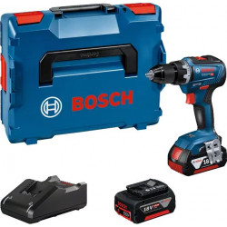 PERCEUSE-VISSEUSE 18V BOSCH GSR 18V-55 - 2 BATTERIES 4AH - CHARGEUR - COFFRET L-BOXX PERCEUSE-VISSEUSE 18V BOSCH GSR 18V-55 - 2 BATTERIES 4AH - CHARGEUR - COFFRET L-BOXX
