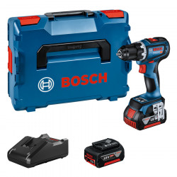 PERCEUSE-VISSEUSE 18V BOSCH GSR 18V-90 C - 2 BATTERIES 5,0 AH - CHARGEUR - COFFRET L-BOXX PERCEUSE-VISSEUSE 18V BOSCH GSR 18V-90 C - 2 BATTERIES 5,0 AH - CHARGEUR - COFFRET L-BOXX