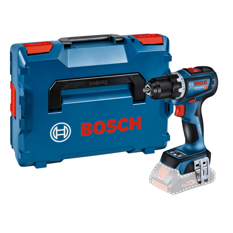 PERCEUSE-VISSEUSE 18V BOSCH GSR 18V-90 C - COFFRET L-BOXX (SANS BATTERIE NI CHARGEUR)