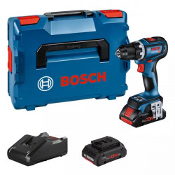 PERCEUSE-VISSEUSE 18V BOSCH GSR 18V-90C MOTEUR SANS CHARBON- 2 BATTERIES PROCORE 4AH - CHARGEUR - COFFRET L-BOXX PERCEUSE-VISSEUSE 18V BOSCH GSR 18V-90C MOTEUR SANS CHARBON- 2 BATTERIES PROCORE 4AH - CHARGEUR - COFFRET L-BOXX