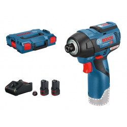 VISSEUSE À CHOCS 12V BOSCH GDR 12V-110 - 2 BATTERIES 3AH - CHARGEUR - COFFRET L-BOXX VISSEUSE À CHOCS 12V BOSCH GDR 12V-110 - 2 BATTERIES 3AH - CHARGEUR - COFFRET L-BOXX